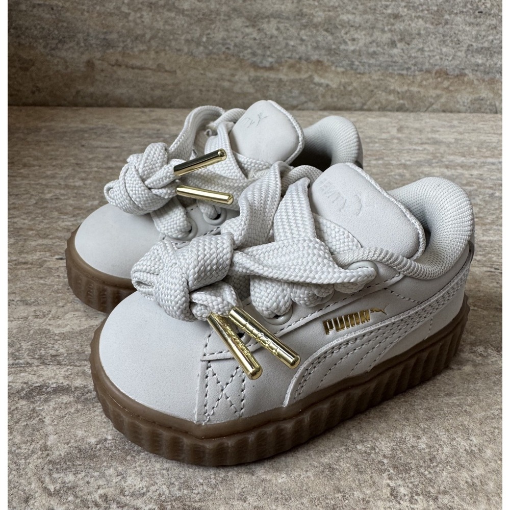 Fenty Rihanna x Puma Ivory‎ Toddler Sneakers Shoes Darling BRAND NEW Sz 5C RARE! - Picture 2 of 9